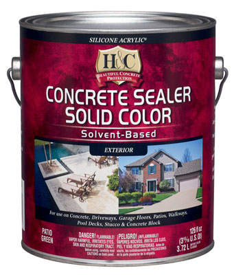 H&C Concrete Sealer Solid Color Solvent Based    