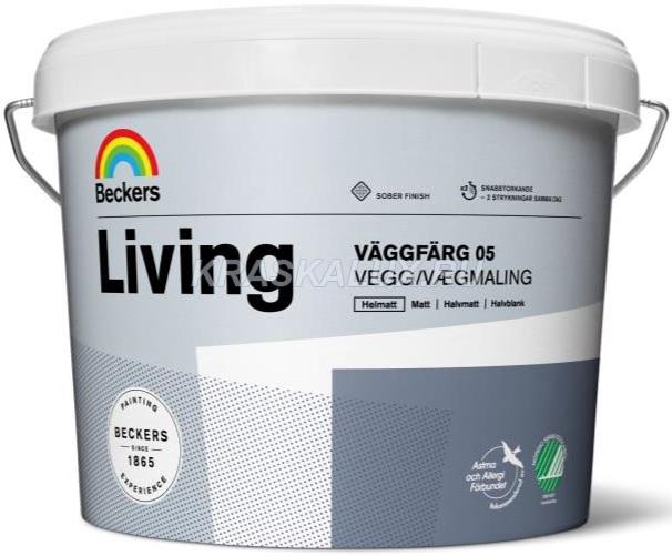 Living Vaggfarg 05 / Ливинг Ваггфарг 05 Глубокоматовая краска для интерьерных работ