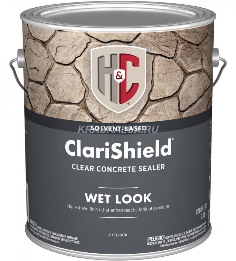 H&C ClariShield Solvent-Based Wet Look Clear Sealer