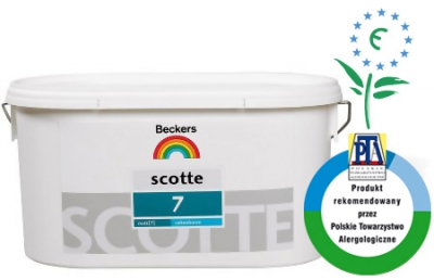 Scotte 7, Краска для стен и потолков с высокой кроющей способностью. 