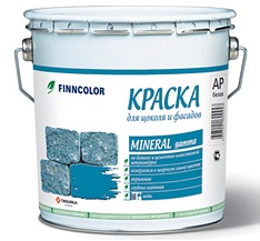 Фасадная водно-дисперсионная краска Finncolor Mineral Gamma