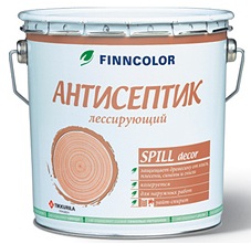 Лессирующий антисептик Finncolor Spill Decor