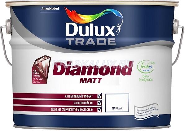 Dulux Diamond Matt / Даймонд Матовая краска для стен и потолков