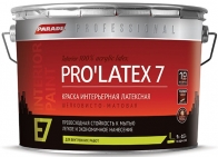 PARADE PRO’LATEX 7 / ПРОЛАТЕКС 7 E7 Профессиональная шелковисто-матовая латексная краска.