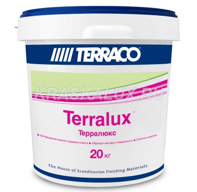 Terralux матовая краска для стен класса Люкс