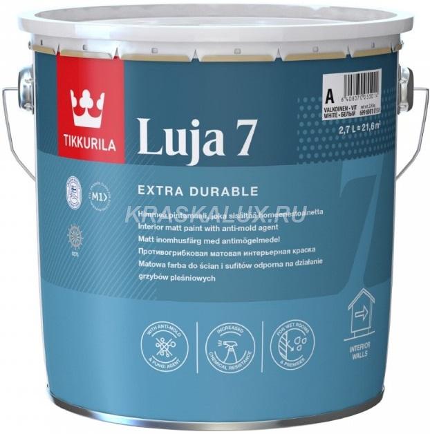 Luja 7 / Луя 7 влагостойкая матовая краска для кухни и ванной комнаты